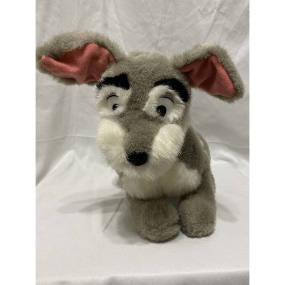 SEARS Disney Lady & The Tramp Plush Tramp Dog Stuffed Animal Posable Legs & Ears - Picture 1 of 9